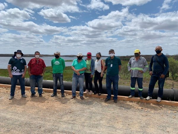 Comissão Gestora do Açude Carnaubal realiza capacitação com visita técnica ao reservatório