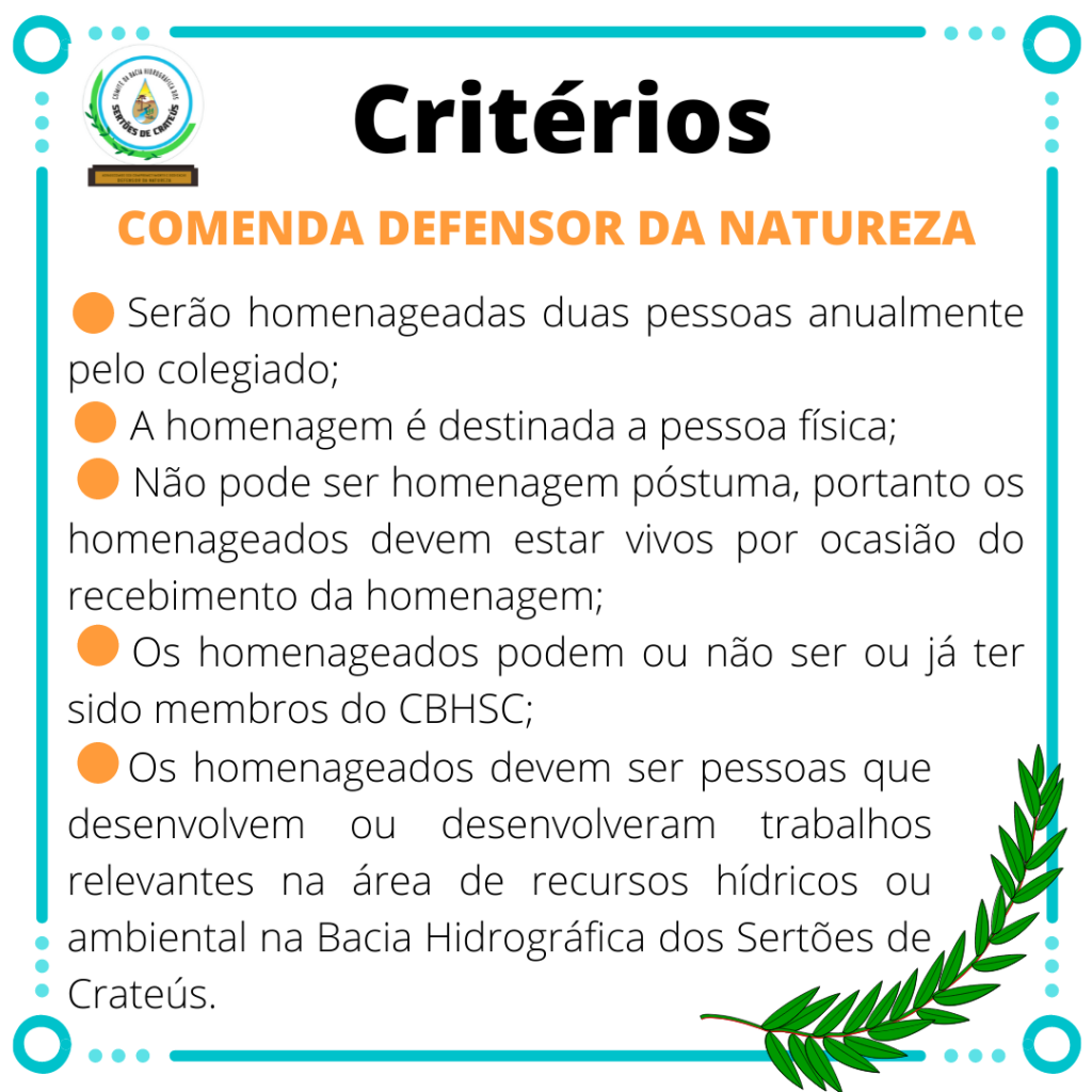 CRITÉRIOS