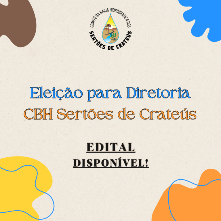 Abertas inscrições para eleição da nova Diretoria do Comitê dos Sertões de Crateús para biênio 2024-2026